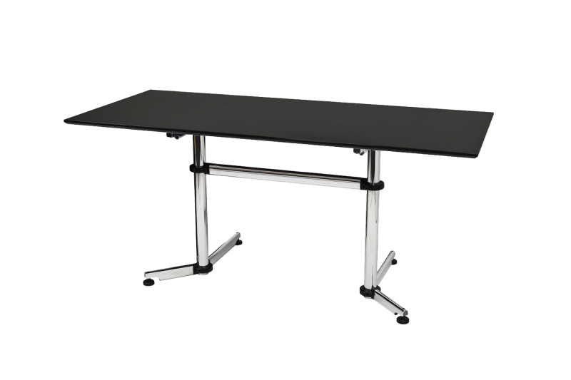 USM Kitos Bureau Résine Syntetiq / Noir 180 x 80 cm