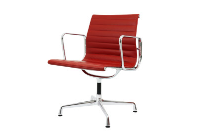 Vitra EA 107 / 108  Leder / Rot