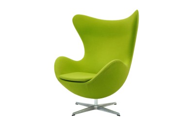 Fritz Hansen Egg Chair Tissu / Vert
