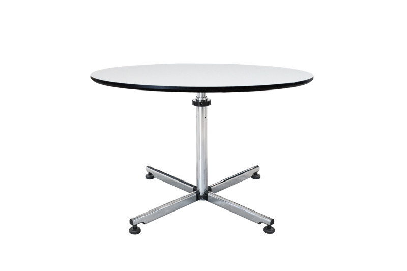 USM Kitos Table de Réunion Résine Syntétique / Blanc Ø 100 cm