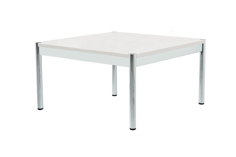 USM Haller Mesa Auxiliar Granito / Blanco 75 x 75 cm