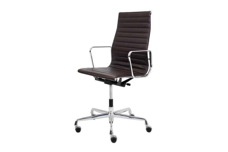 Vitra EA 119 Leder / Dunkelbraun