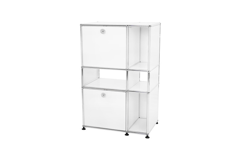 USM Haller Aparador blanco puro RAL 9010 *40 cm de altura de estante y 25 cm de profundidad*.