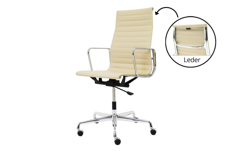 Vitra EA 119 Leder / Beige