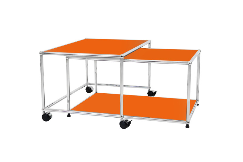 USM Haller 2er-Set Satztische 75 x 50 cm