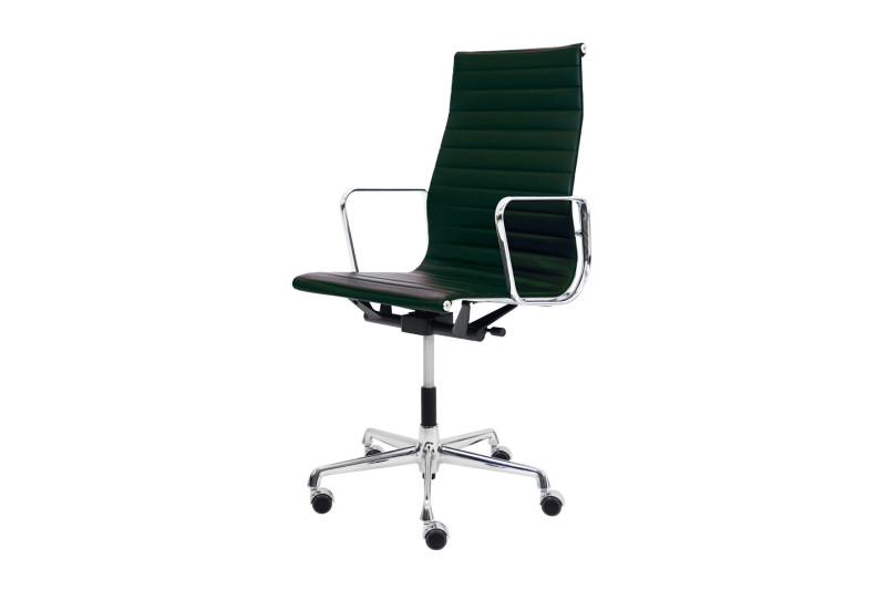 Vitra EA 119 Leder / Dunkelgrün