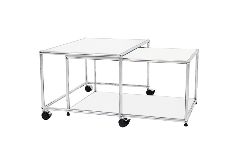 USM Haller 2er-Set Satztische 75 x 50 cm