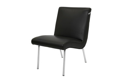 Walter Knoll 1410 Armchair Leather / Black