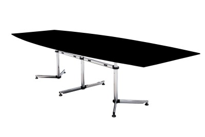 USM Kitos Conference Table Synthetic Resin / Black 330 x 125  cm