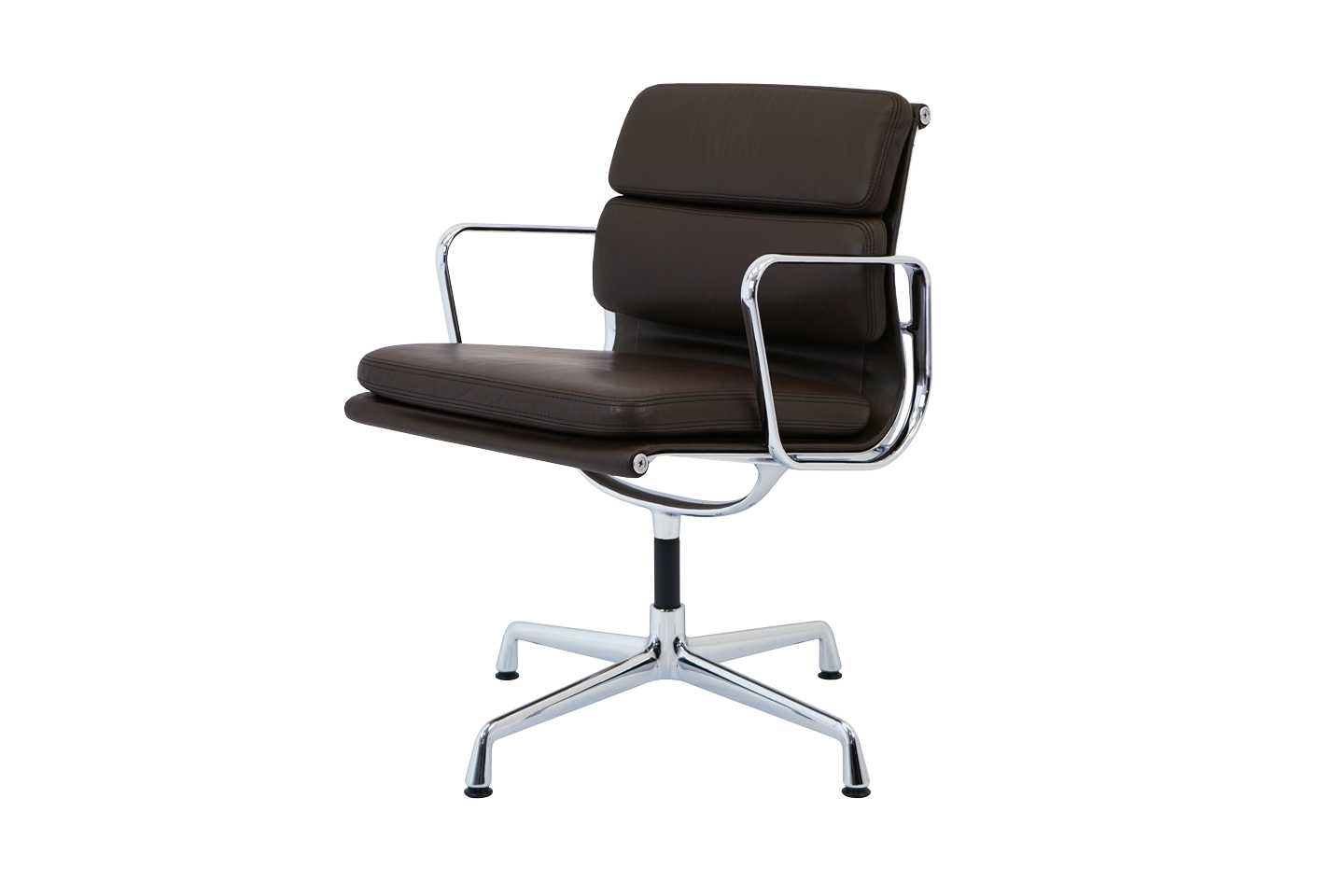 Vitra Soft PAd EA 208 Conference Chair Leather Brown Alle