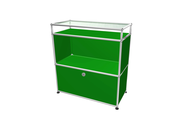 USM Haller Sideboard mit Glastablar