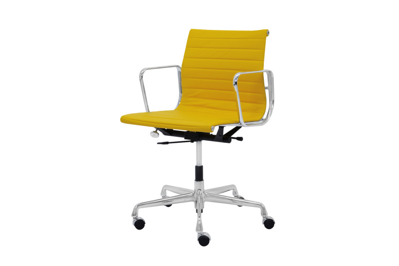 Vitra EA 117 Leder / Gelb