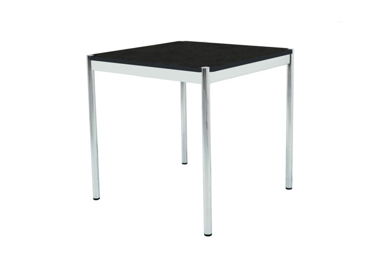 USM Haller Mesa de Reunión Granito / Negro / Gris 75 x 75 cm