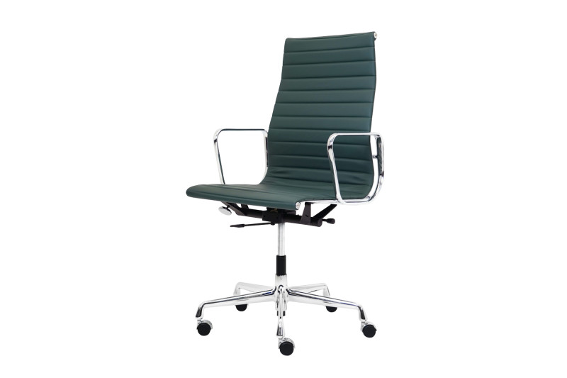 Vitra EA 119 Leder / Grün