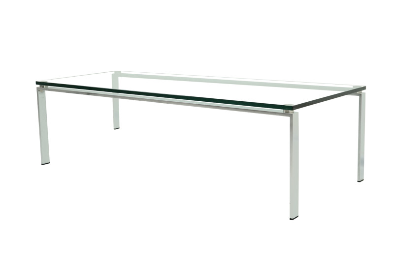 Knoll Mesa Auxiliar Foster 500 Cristal 130 x 65 cm