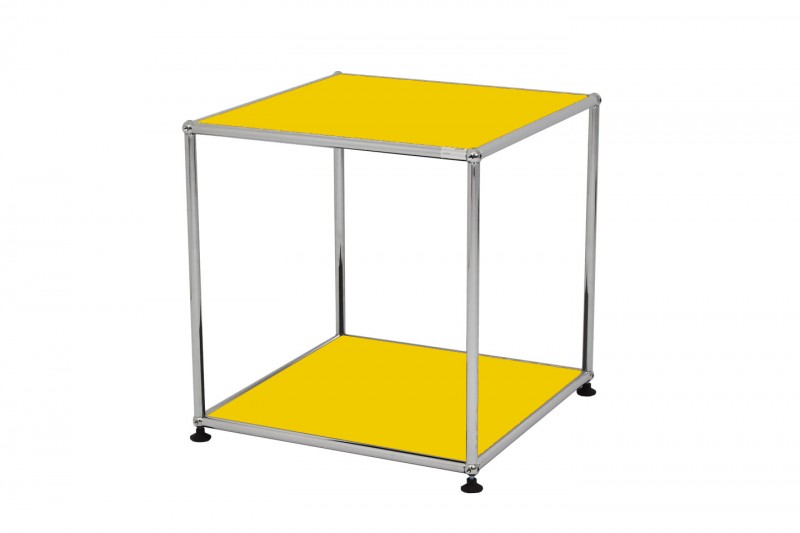 Caisson pour imprimante USM Haller, 50 cm, Jaune or RAL 1004, Avec  roulettes, USM Haller