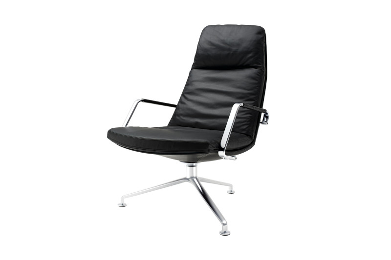 Walter Knoll FK 86 Lounge Sessel Leder / Schwarz