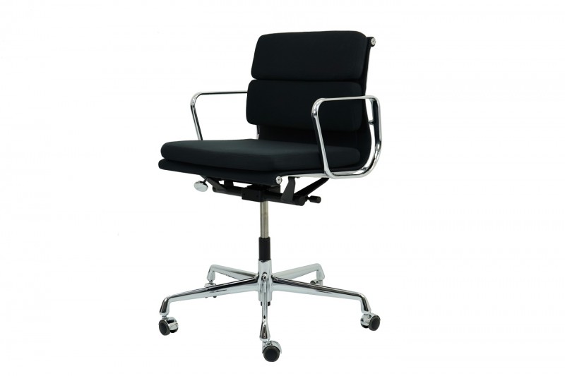 Vitra EA 217 Stoff / Schwarz *mit arret. Wippfunktion*