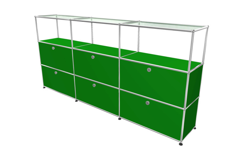 USM Haller Sideboard mit Glastablaren