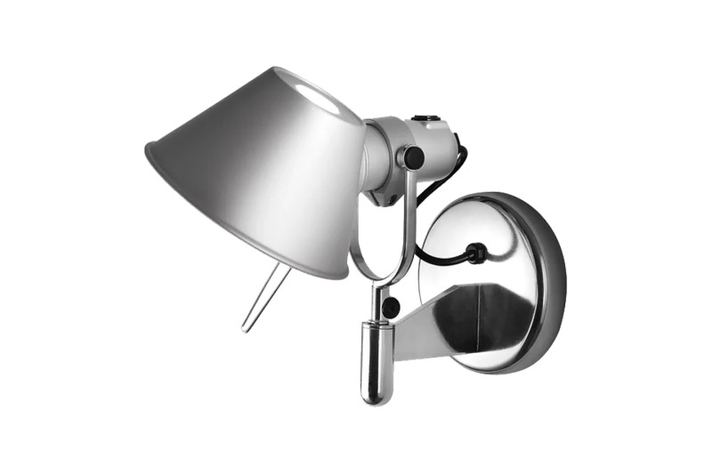 Artemide Tolomeo Faretto Wandlampe Aluminium / Silber