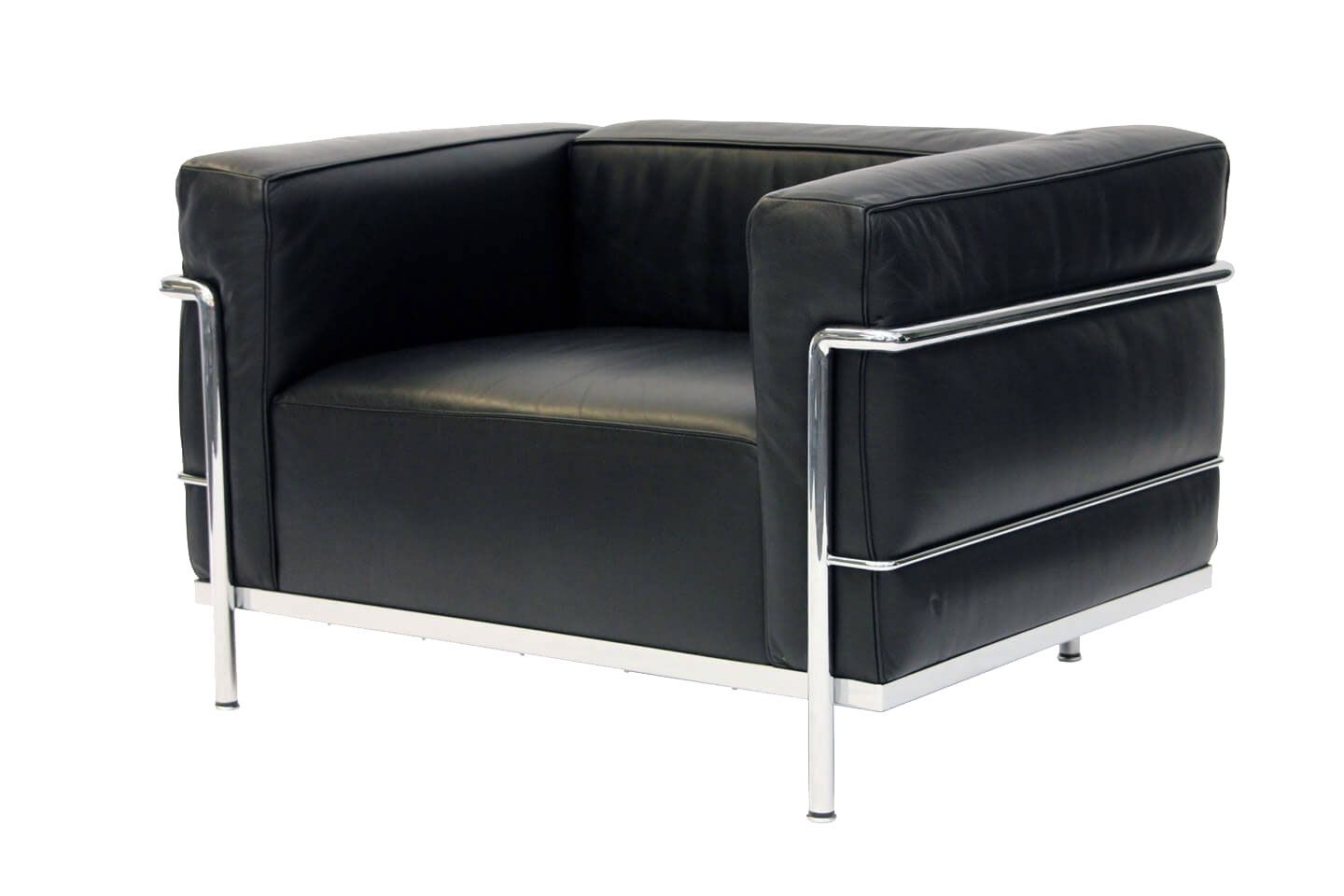 Cassina LC3 Le Corbusier Fauteuil Cuir / Noir Fauteuil Lobby