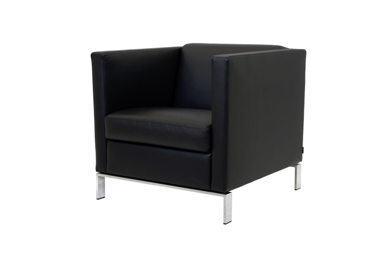 Walter Knoll Foster Sessel 501 Leder / Schwarz