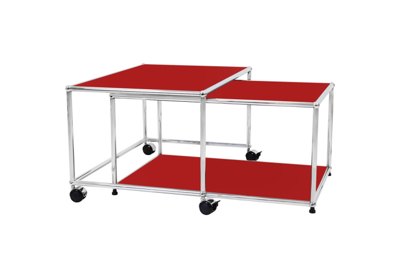 USM Haller 2er-Set Satztische 75 x 50 cm