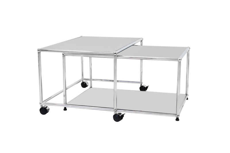 USM Haller 2er-Set Satztische 75 x 50 cm