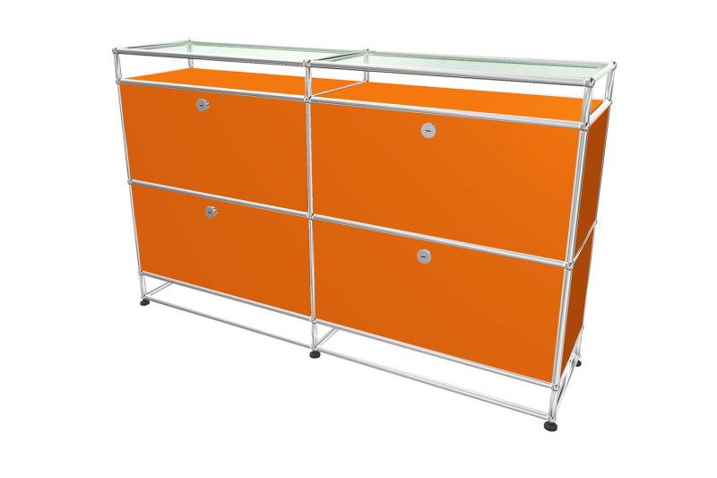 USM Haller Sideboard mit Glastablaren