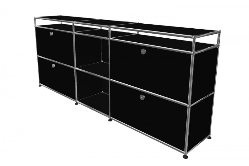 USM Haller Sideboard Graphitschwarz RAL 9011