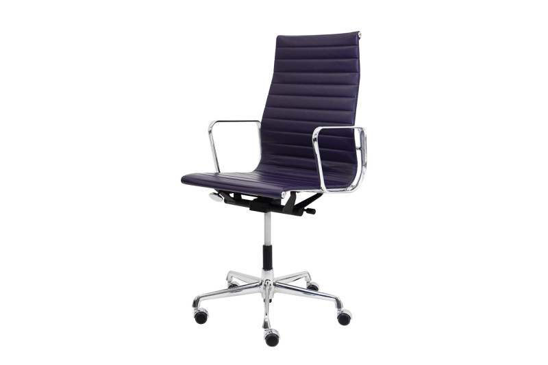 Vitra EA 119 Leder / Dunkellila