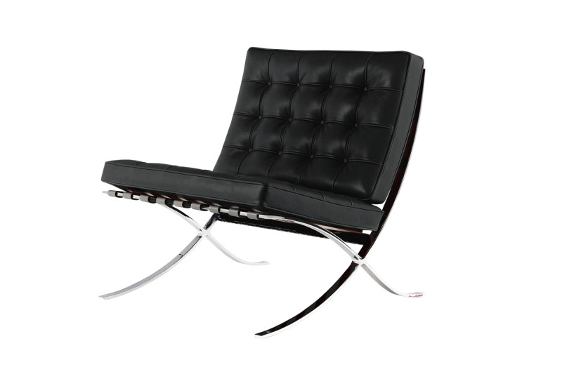 Knoll International Barcelona Sessel Relax Leder / Schwarz