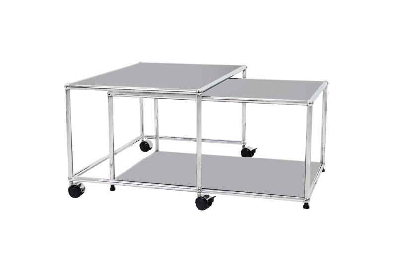 USM Haller 2er-Set Satztische 75 x 50 cm