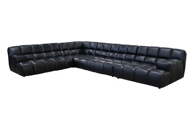 Bretz Ocean Eckgarnitur / Sofa Leder / Schwarz