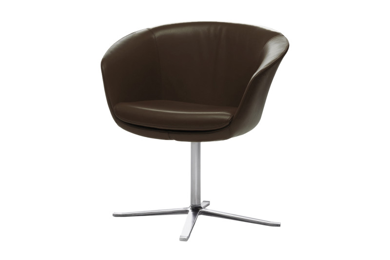 Walter Knoll Bob Sessel Leder / Braun