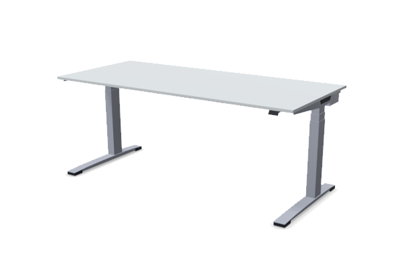 Wini Desk electrically height-adjustable Synthetic Resin 190 x 80 cm ...