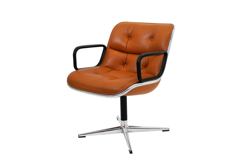 Knoll International Pollock Executive Chair Leder / Braun