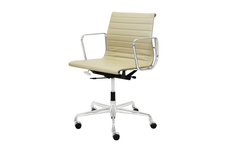 Vitra EA 117 Leder / Creme / Beige