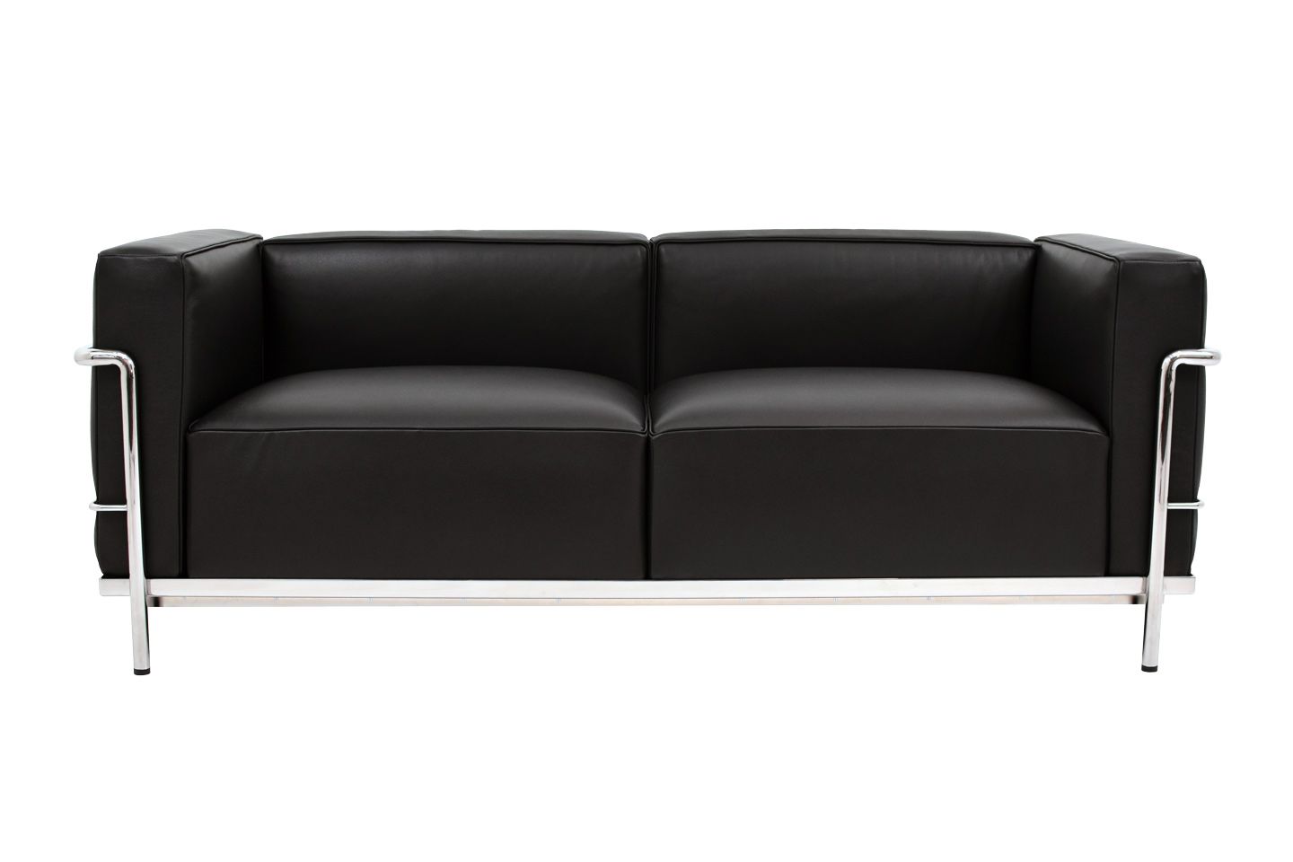 Cassina LC3 Le Corbusier 2-er Sofa Leder / Schwarz | Sofas ...