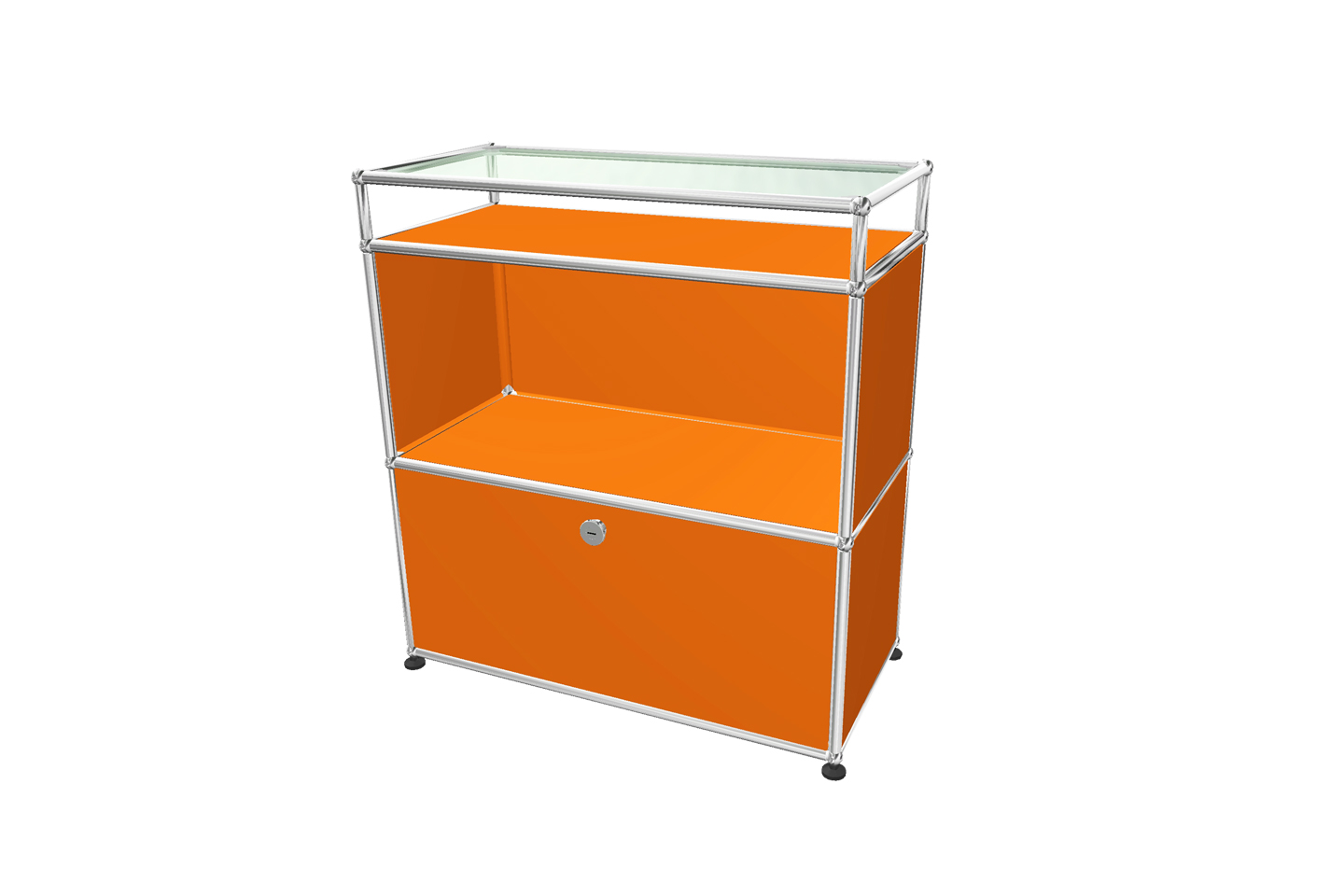 USM Haller Sideboard mit Glastablar