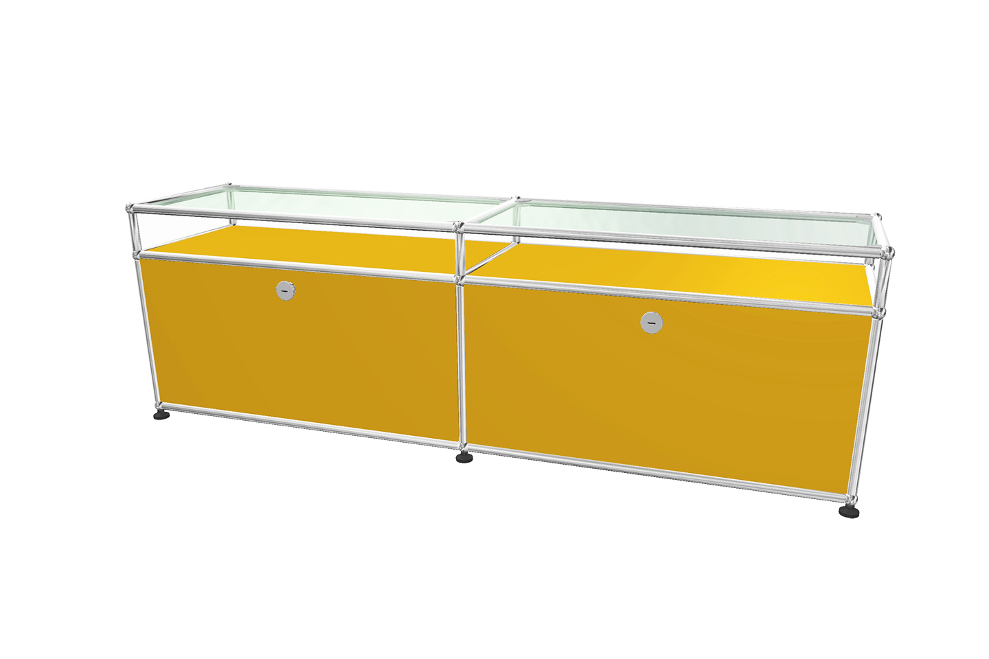 USM Haller Sideboard mit Glastablaren