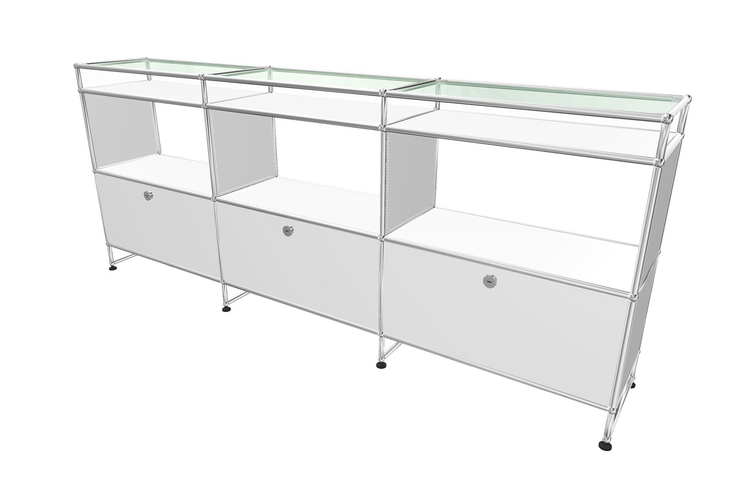 USM Haller Sideboard mit Glastablaren