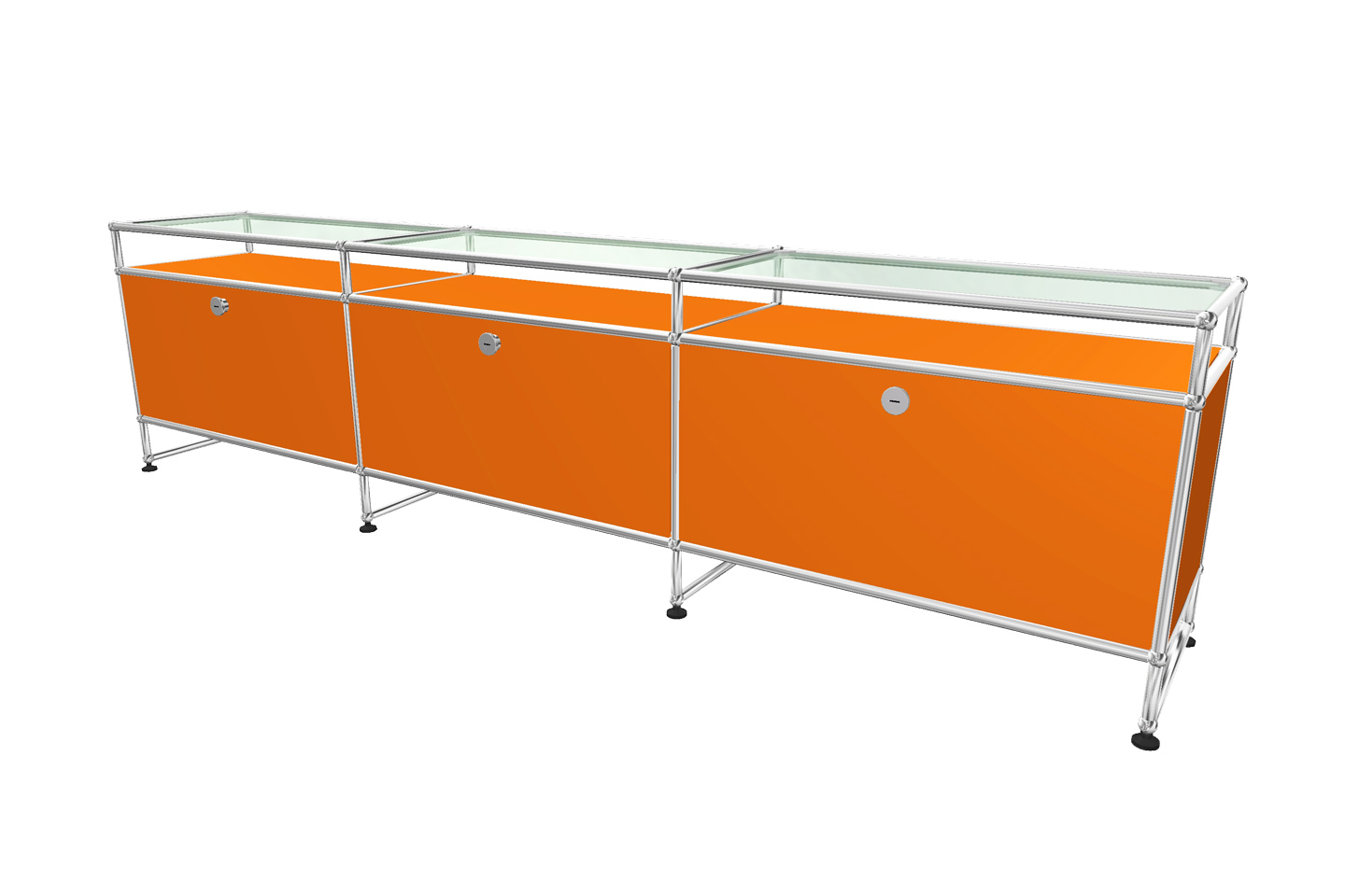 USM Haller Sideboard mit Glastablaren